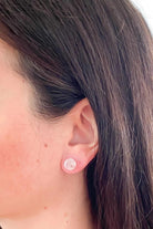 Caracol jewelry featuring a pair of multi coloured stud earrings