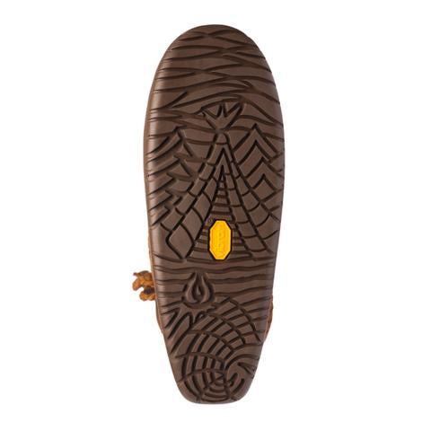 Ladies tall leather tobacco Manitobah Mukluk tamarack boot.