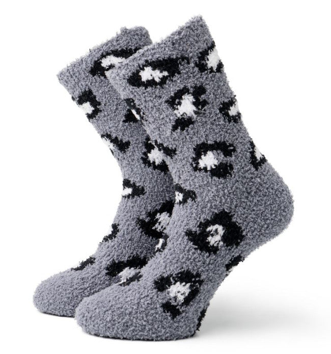 Yacht & Smith Women's Fuzzy Snuggle Socks , Size 9-11 Comfort Socks  Assorted Stripes - at -  