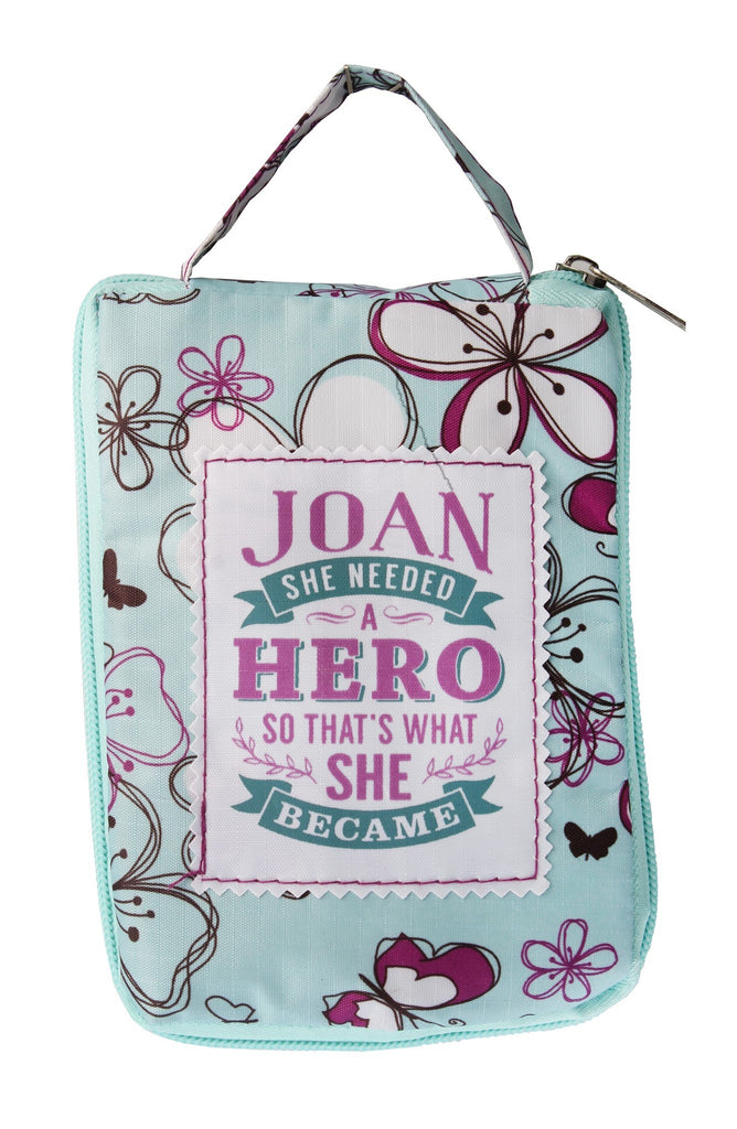 Beautiful Print Tote Bag With A Nice Quote "Joan, She Needed A Hero So That's What She Became"